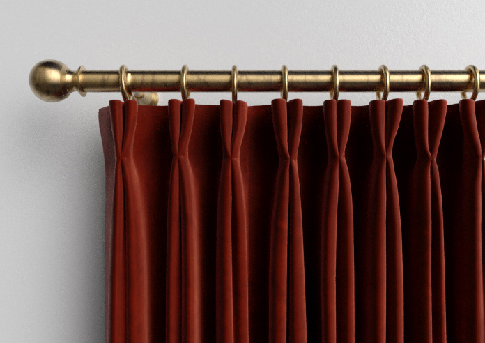 Ultra Luxe Velvet, Burnt Brick - Made to Measure Curtains - Image 10